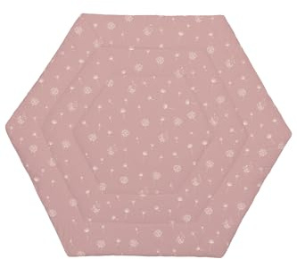 Fillikid Einlage Laufstall 6-Eckig Exklusiv, 120cm | Krabbeldecke gepolstert, waschbar, Material 100% Baumwolle, Füllung 100% Polyester