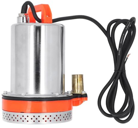 Solar -Tauchpumpe, 8 m Aufhebung und 3 m³/h fließend, Pumpe Edelstahl -Wasserpumpe mit 1 Zoll ss, für Bewässerung/Garten/Teichentwässerung
