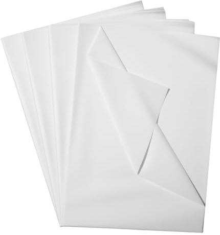 120 Hojas de Papel de Seda Blanco, 70 x 50 cm, papel de seda para envolver regalos, para bodas, fiestas de cumpleaños, Navidad, manualidades, fiestas de vacaciones