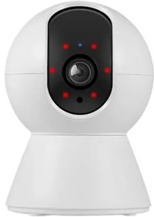 VEKELETE Mini cámara IP Inteligente WiFi de 1080P, 3 MP y 5 MP, for Seguridad Interior, CCTV, 2 MP, Seguimiento automático(E/U,3MP IP Camera)