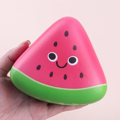 Anboor Frucht Squishies Spielzeug Kawaii Melone Slow Rising Squishys für Kinder Erwachsene Quetsch Stress Sensorikspielzeug Party