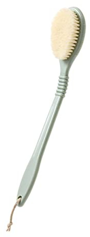 SAFIGLE Spazzola per Schiena per Doccia Spazzola per Pulizia della Schiena Esfoliante per Bagno Design Manico lungo Facile da Usare Pulisce Delicatamente Corpo e Viso