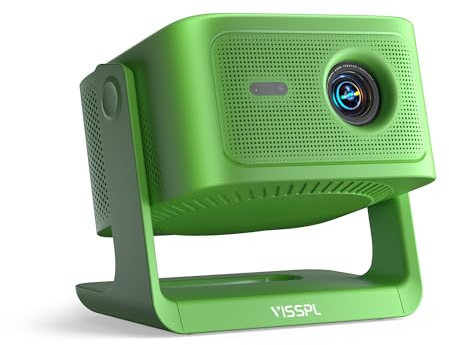[Ultrafino y NetfIix oficialmente] Mini proyector inteligente, enfoque automático VISSPL y Keystone WiFi 6 y Bluetooth 1080P Full HD, proyector portátil para dormitorio/exterior/teléfono/iOS/Android