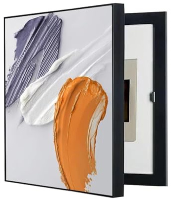 Cache Compteur Électrique Décoratif, Cadre Mural Pour Cacher Tableau Électrique, Peinture Murale Moderne Pour Dissimuler Boîte À Fusibles Dans Salon Ou Entrée(D,60X80CM/23.6x31.5in)
