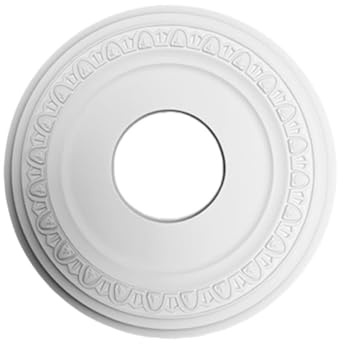 FLCPJGV Rosace de Plafond Traditionnelle En PU pour La Décoration de La Maison et de L'hôtel