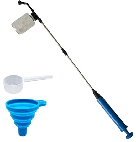 Chosertory Manual Duster Esparcidor de Polvo Polinizador de Plantas Atomizador Dosificador Colector con Recipiente Compacto de PP Adecuado para Huert, 100ml