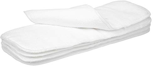 Alomejor Inserti per Pannolini in Tessuto a 3 Strati Inserti per Pannolini in Microfibra Confezione da 5 35 X 13,5 Cm Fodere per in Tessuto Lavabili Riutilizzabili per Neonati Cambi Giornalieri del