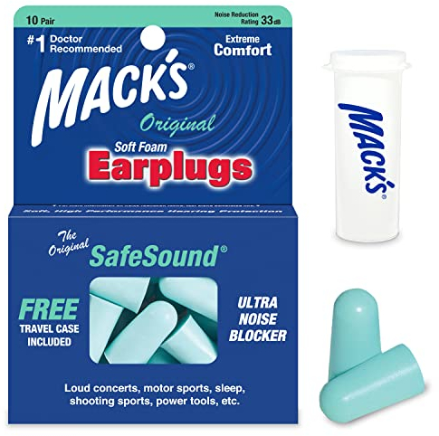 Mack's Original Ear Plugs (10 Pair) - Mint Green