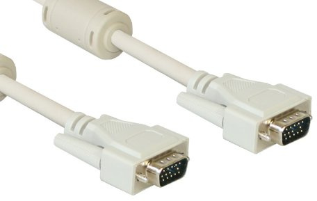 Anschlusskabel S-VGA Stecker an Stecker, grau, 15m, Good Connections®