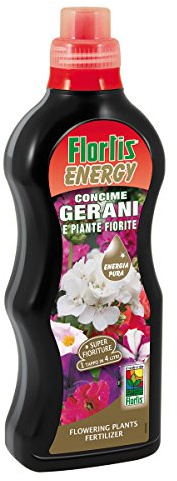 Flortis Energy Geraniums and Plants Fertilizante líquido de Flores 1200 g
