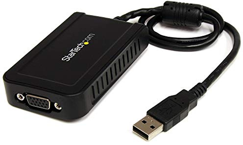 StarTech.com Adaptador de vídeo USB 2.0 a VGA - Tarjeta gráfica Externa - M/F - 1920x1200