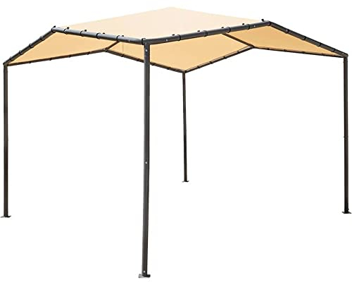 ShelterLogic Stahl Pavillon Canopy Pacifica 1010 | Beige | 317x317x271 cm