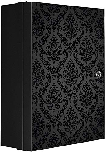 banjado Medizinschrank abschliessbar mit Motiv Black Deluxe 35x46x15cm - großer Arzneischrank für die Hausapotheke - Medikamentenschrank aus Metall zur Medikamenten Aufbewahrung