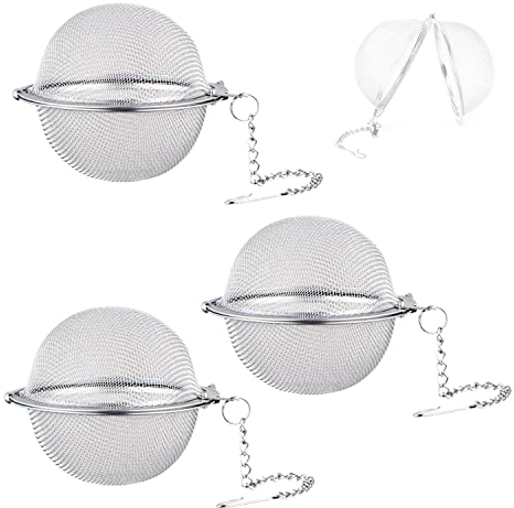 3 coladores de té, colador de té de acero inoxidable, no tóxico y antioxidante, resistente y duradero