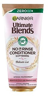 Garnier Ultimate Blends Delicate Oat Soothing NO RINSE, Leave-in Conditioner Sensitive Scalp And Fragile Hair, 200 Ml
