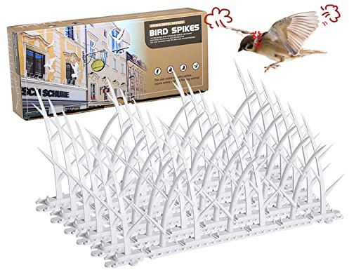 Pinchos Antipalomas,1.8 Metros,Pinchos Anti Gatos,Espanta Palomas,Ahuyentador De Gatos,Repelente Para Pájaros,Clavo Pájaros Jardín,Pinchos Palomas,Anti Escalada Gato,para Balcón Terraza Ventana Techo