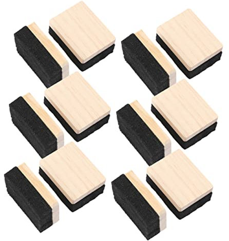 FUNOMOCYA 12stücke Radiergummi Für Whiteboard Mini-whiteboard-radierer Trockenradierer Für Trockenradierer -radierer Mini-erer Kleiner Tafelradierer Whiteboar