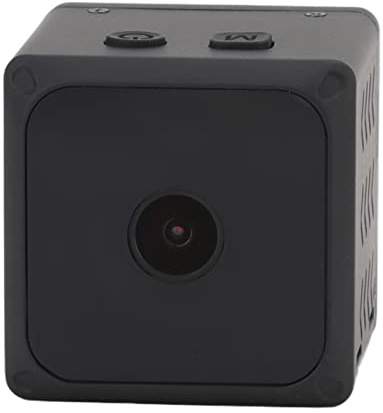 Piccola Telecamera WiFi Wireless, WD5 720P Mini Telecamera Telecamere di Sicurezza Nanny Cam Smart Home Cam Telecamera per Cani da Compagnia, Visione Notturna a Infrarossi,