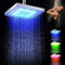 Ducha LED Atopskins de 8 Pulgadas - Cabezal de Ducha de Lluvia con Iluminación LED, Fijo y de Alto Flujo de Agua, ABS Duradero y Resistente a la Corrosión para Baño - Cabezal de Ducha Led Moder