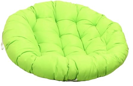 Baoblaze Gartenstuhl Kissen, 50 * 50 cm Rundes Sitzkissen, Gemütliches Stuhlauflage, Abnehmbar Sitzkissen Outdoor/Indoor, Stuhlauflagen für Schlafzimmer, Familienzimmer, Kissen für Hängesessel, GrÜn