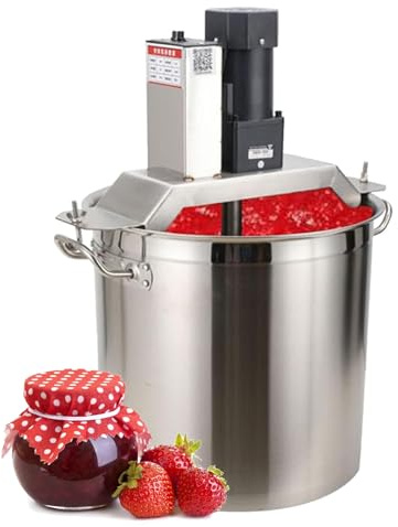 Annuod Cuocitore Automatico Professionale da 40 Litri, in Acciaio Inox, con velocità Regolabile, per Salse e brodo