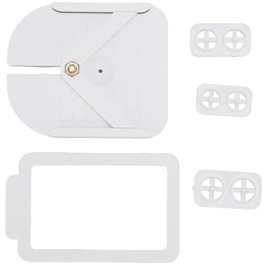 Syrisora Kit de Herramientas de Inserción Posterior Al Semental, Herramienta de Inserción de Postes de Postes, Arete Posterior a la Incrustación, Plástico 3 Tamaño Cortador de Espárrago