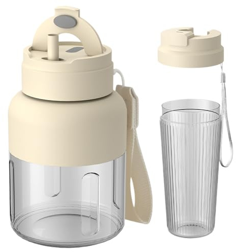 Extractor De Portátil Mezclador | Extractor Eléctrico para Jugos y Batidos,Gran Recipiente 800 ml Para Hombres Mujeres Familia