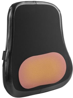 Masseur de cou et de dos avec chaleur – Masseur chauffant du dos, coussin de massage sans fil pour soulager les muscles des tissus profonds pour siège de voiture, chaise, lieu de travail, voyage