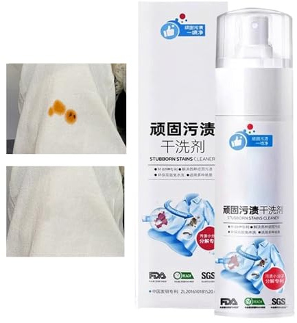 Quitamanchas Para Ropa De Lavado Acción Rápida Limpieza Profunda Multiusos | Spray Limpiador Quitamanchas Para Tejidos 150ml Grasa Alfombra Sofá Zapatos Tejidos Ropa Trabajo Chaqueta Plumas