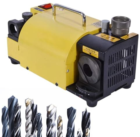 ZMJGLL Affûteuse de forets, affûteuse de forets 3-13 mm avec 11 Angles de mandrin réglables, meuleuse 100° (95°) ~ 135° pour forets hélicoïdaux, Outils d'affûtage de Haute précision. (CBN)