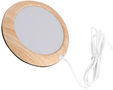 ANDRESLAD Chauffe-Tasse USB pour Boissons Chaudes Plaque Isolante Électrique pour Café Lait et Thé Base Chauffante Portable pour Mug et Tasse Couleur Aléatoire Couleur Aléatoire