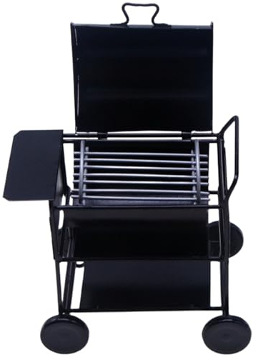 Hotainoys Mini Grill, 3x3x2 Scala 1:12 Utensili da Cucina in Miniatura, Simulazione BBQ Mobili per Casa delle Bambole per la Decorazione della Casa delle Bambole Cucina in Miniatura