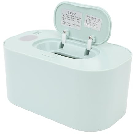 Asixxsix Calentador de Toallitas para Bebés, Control Inteligente de Temperatura, Dispensador de Toallitas para Bebés con Calefacción a Baja Temperatura, Calentador de Húmedas con Diseño Portátil