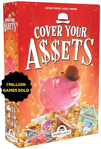 Grandpa Beck's Games Cover Your Assets Card Game | from The Creators of Skull King | Easy to Learn and Outrageously Fun for Kids, Teens, & Adults | 2-6 Players Ages 7+