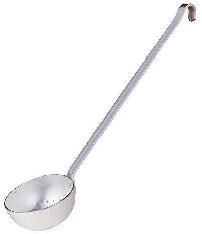 Pentole Agnelli ALMA20614 Alluminio Professionale 3 mm, Mestolo con Manico Rigido in Lega di Alluminio, 14 cm