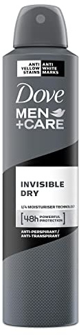 Dove for Men Plus Care Invisible Dry Aerosol Anti-Perspirant Deodorant 250ml
