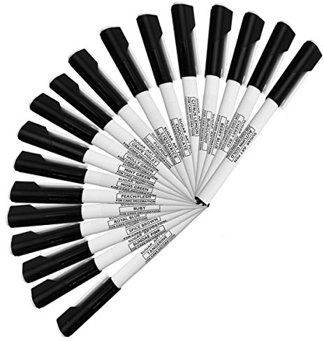 Sugarflair - Set of 18 - Edible Ink FOOD PENS of cake and sugarcraft design