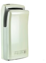 Vitech Sèche-Mains Automatique à Double Jet d'air Blanc 1200-1800W Séchage Rapide