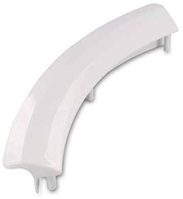 DL-pro dörrhandtag 238 x 68 mm, vitt för Siemens Constructa 497522 00497522 iQ100 iQ300 iQ500 handtag, torkhandtag, dörrhandtag, dörrhandtag, för torktumlare och torktumlare
