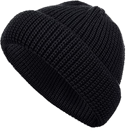 modAS Schippermütze Mütze Wollmütze Strickmütze - Wolle Wintermütze aus 100% Schurwolle