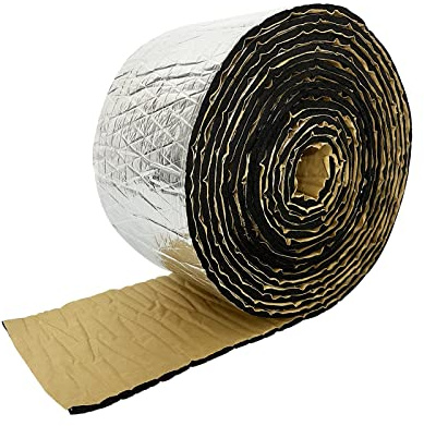 Halero Pipe Wrap Insulation 1/5 Inch Thick Pipe Insulation High Density Waterproof Foam Tape with Self Adhesive Application for Hot or Cold Pipe 26FT Length× 6 Inch Width