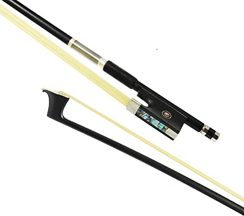HDYNUZ Professioneller Geigenbogen, Carbon Fiber Geigenbogen Cello Bogenstange für Vrofessional Konzert (Color : Violin, Size : 3/4)