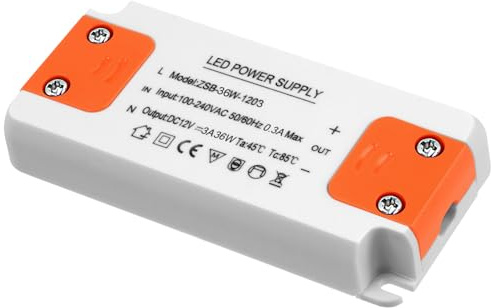 AXFEE LED Transformator 36W 12V, LED Trafo 230V auf 12V Konstantspannungs