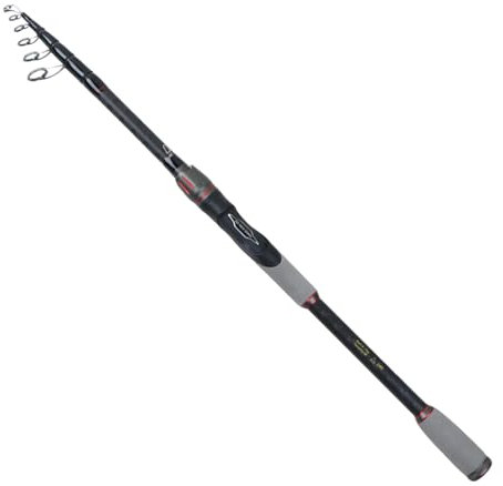 Afurl Teleskop-Angelrute,Teleskop-Angelrute - Ausziehbare Angelrute, tragbar mit empfindlichen Keramik-Führungsringen,Leichte Carbon-Reise-Angelrute für Outdoor-Angler zum Fang großer Fische