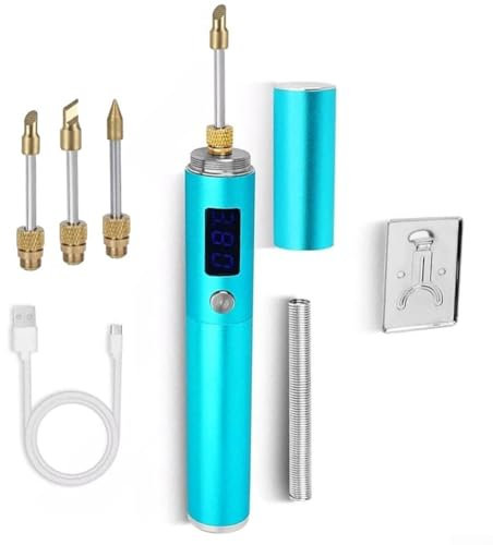 Kit de fer à souder numérique, 25 W, rechargeable, USB, haute puissance, chaleur rapide, fer à souder électrique sans fil, outils de soudage électrique