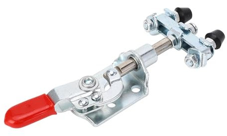 Schnellspanner Set, Doppelkopf Schnellspann Push-Pull-Kniehebelklemme, Kniehebelspanner, Clamp Waagrechtspanner für mechanische Manip Vorgänge