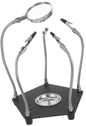 OKUMEYR Universal Soldering Station Helping Hand Clamp Tool for PCB Repair with Iron Material, Enhancing Precision and Increasing Work Efficiency, for Welding and Electronics Projects