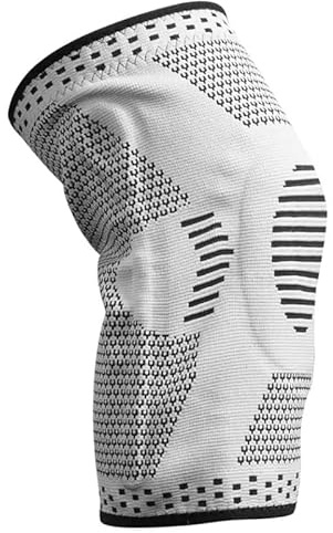OrthoJointRelief Knee Support Brace with Patella Gel Pad - Comfortable Open Patella Compression Sleeve (M) for Men & Women, Relieves Arthritis & Joint Pain, ACL, Meniscus Tear, Running & Gym