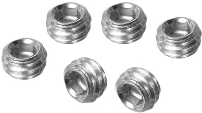PATIKIL 100 Stück Madenschraube M5 x 3mm, 304 Edelstahl Madenschrauben Set für Türklinken Halterung Möbel Lampen Wasserhahn Reparaturen, Silber Innensechskant Gewindestifte Schrauben Set