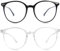 2 Pièces Lunette Anti Lumière Bleue Pour Homme Et Femme,Protection des Yeux, Réduction de la Fatigue Oculaire, Monture Légère et Résistante, Style Classique et Élégant, Idéal pour Usage Quotidien